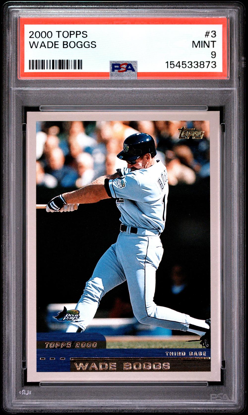 2000 Wade Boggs - Baseball Topps PSA 9 MINT